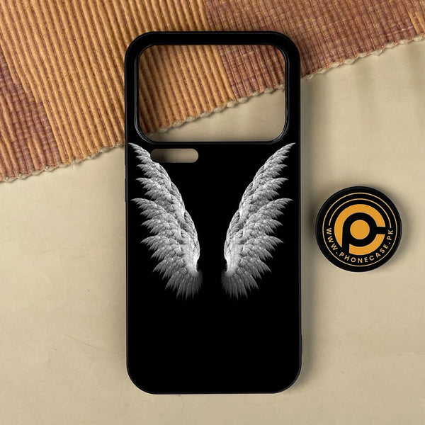 Xiaomi 17 Pro Max - Angel Wings Design 6 - Premium Metal Printed Soft Bumper Shock Proof Case