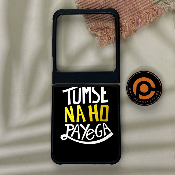 Motorola Razr 50 - Beta Tum Se Na Ho - Premium Metal Printed Soft Bumper Shock Proof Case