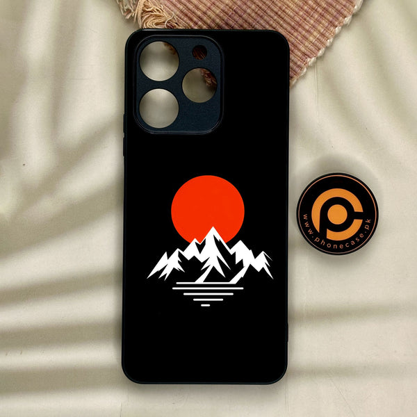 Realme Note 70 - Minimalistic Design 2 - Premium Metal Printed Soft Bumper Shock Proof Case