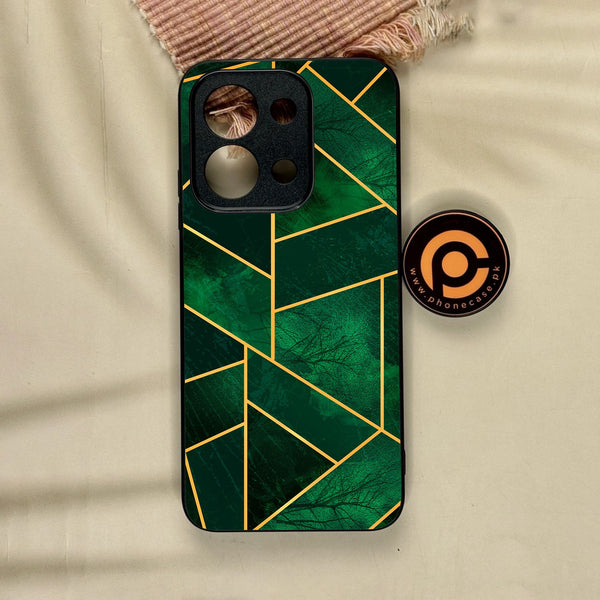 Xiaomi Redmi 15C - Geometric Design 10 - Premium Metal Printed Soft Bumper Shock Proof Case