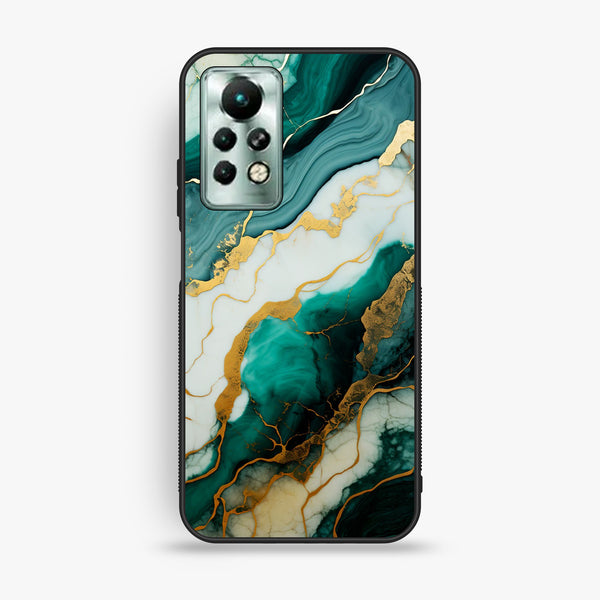 Infinix Note 11 Pro - Liquid Design 3 - Premium Metal Printed Soft Bumper Shock Proof Case