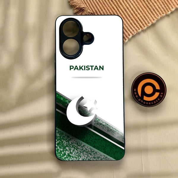 Vivo V60 Lite  - Pakistan Design 10 - Premium Metal Printed Soft Bumper Shock Proof Case