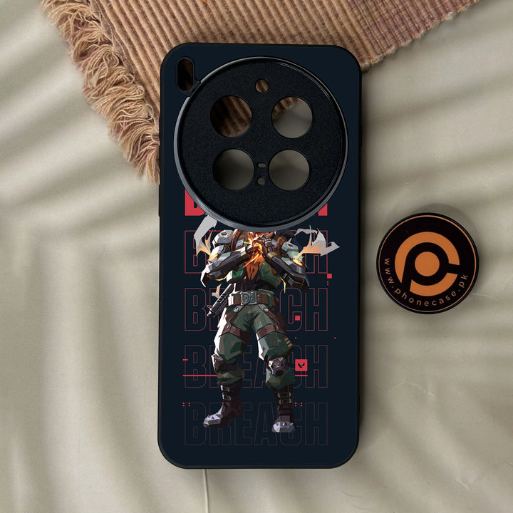 Vivo X300 Pro - Battle-Ready Design 6 - Premium Metal Printed Soft Bumper Shock Proof Case