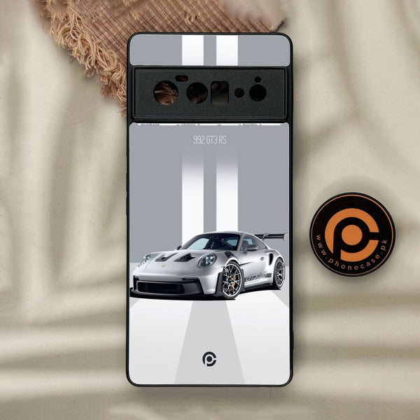 Google Pixel 6 Pro - Porsche Gt3 Rs Thrill - Premium Metal Printed Soft Bumper Shock Proof Case