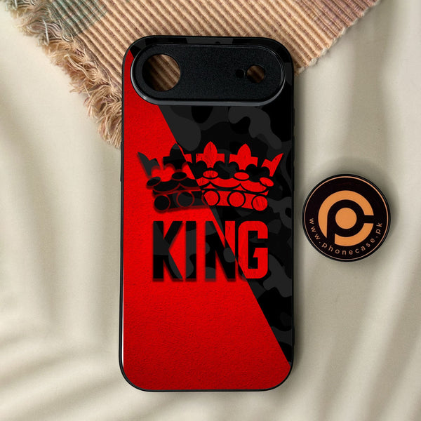 iPhone Air - King Design 6 - Premium Metal Printed Soft Bumper Shock Proof Case