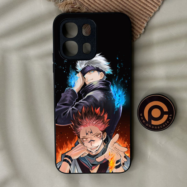 Oppo A6K - Anime 2.0 Design 10 - Premium Metal Printed Soft Bumper Shock Proof Case