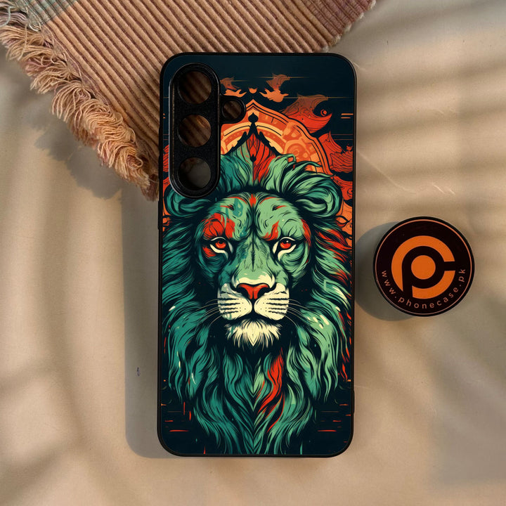 Galaxy S25 Plus - Tiger 2.0 Design 2 - Premium Metal Printed Soft Bumper Shock Proof Case