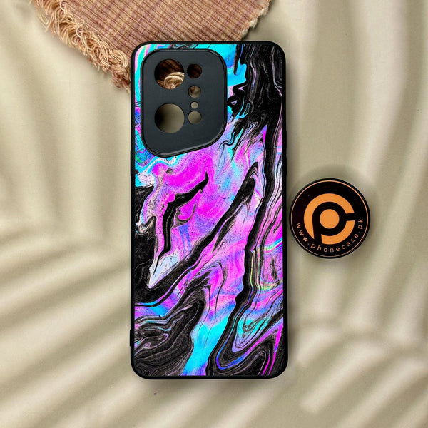 Oppo Find X5 Pro - Cosmic Inferno - Premium Metal Printed Soft Bumper Shock Proof Case