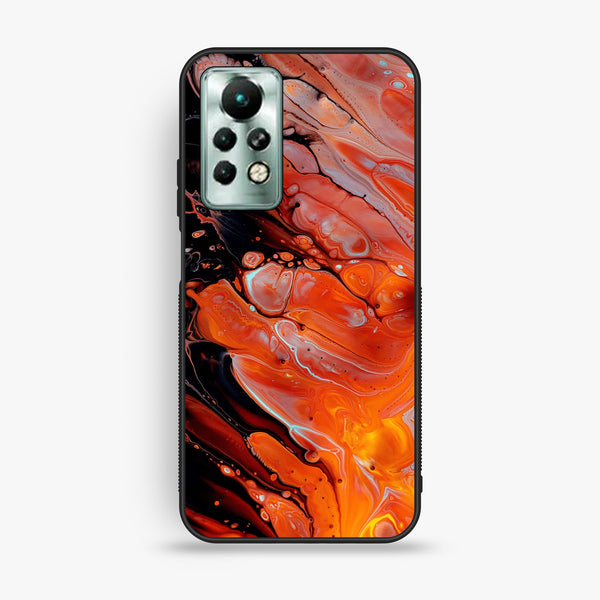 Infinix Note 11 Pro - Liquid Marble Design 4 - Premium Metal Printed Soft Bumper Shock Proof Case