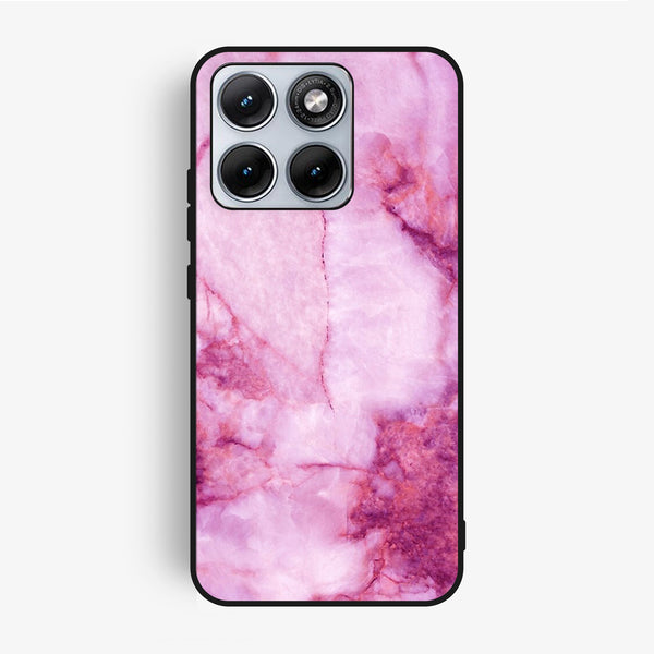 Motorola Edge 70 Fusion - Pink Design 5 - Premium Metal Printed Soft Bumper Shock Proof Case
