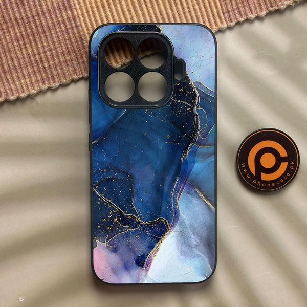 Xiaomi 17T Pro - Blue Marble Design 7 - Premium Metal Printed Soft Bumper Shock Proof Case
