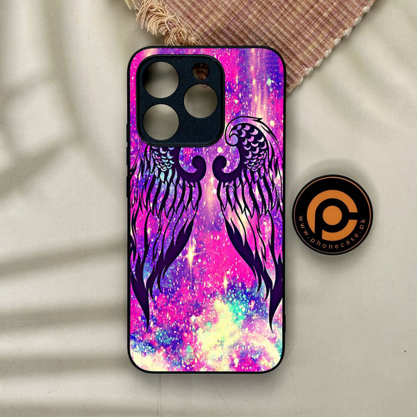 Realme 15T - Angel Wings Design 9 - Premium Metal Printed Soft Bumper Shock Proof Case