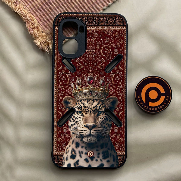 Infinix GT 50 Pro - Leopard - Premium Metal Printed Soft Bumper Shock Proof Case