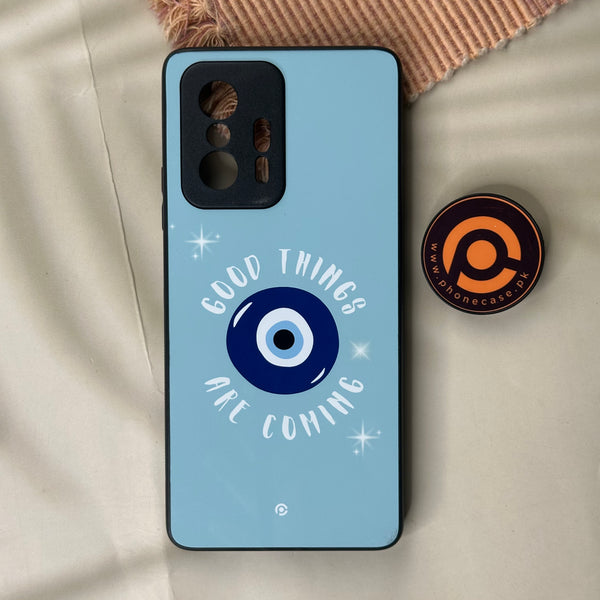 Xiaomi 11T/ 11T Pro - VibeCheck Design 19 - Soft Bumper shock Proof Glass Case CS-43005