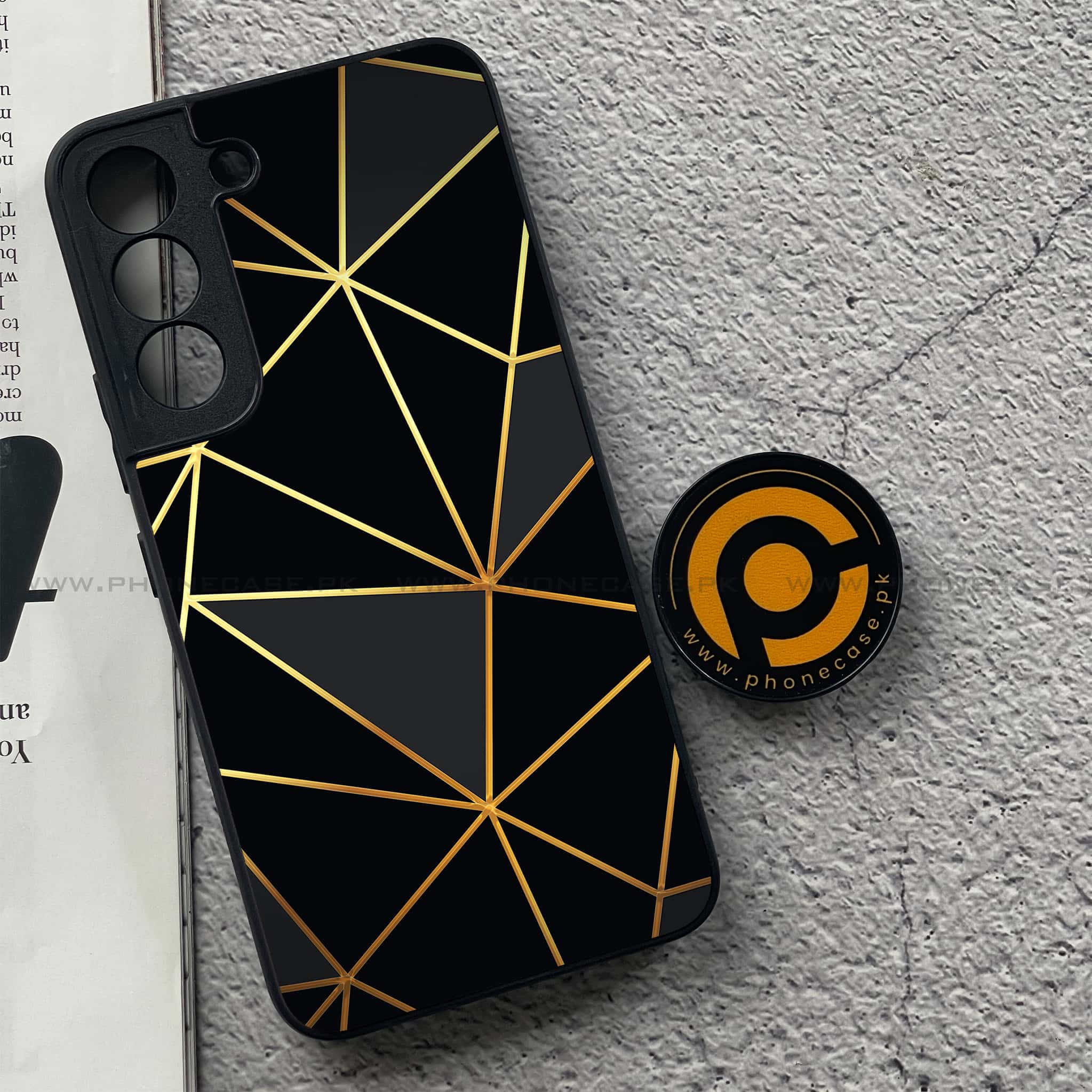 Samsung Galaxy S22 - 3D Designs - Premium Metal Printed soft Bumper shock Proof Case