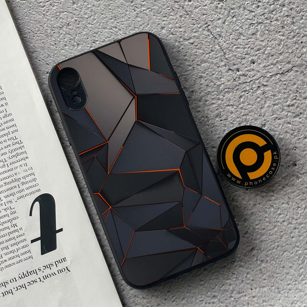 iPhone XR - 3D Design 2 - Premium Metal Printed soft Bumper shock Proof Case CS-42703 CS-42719