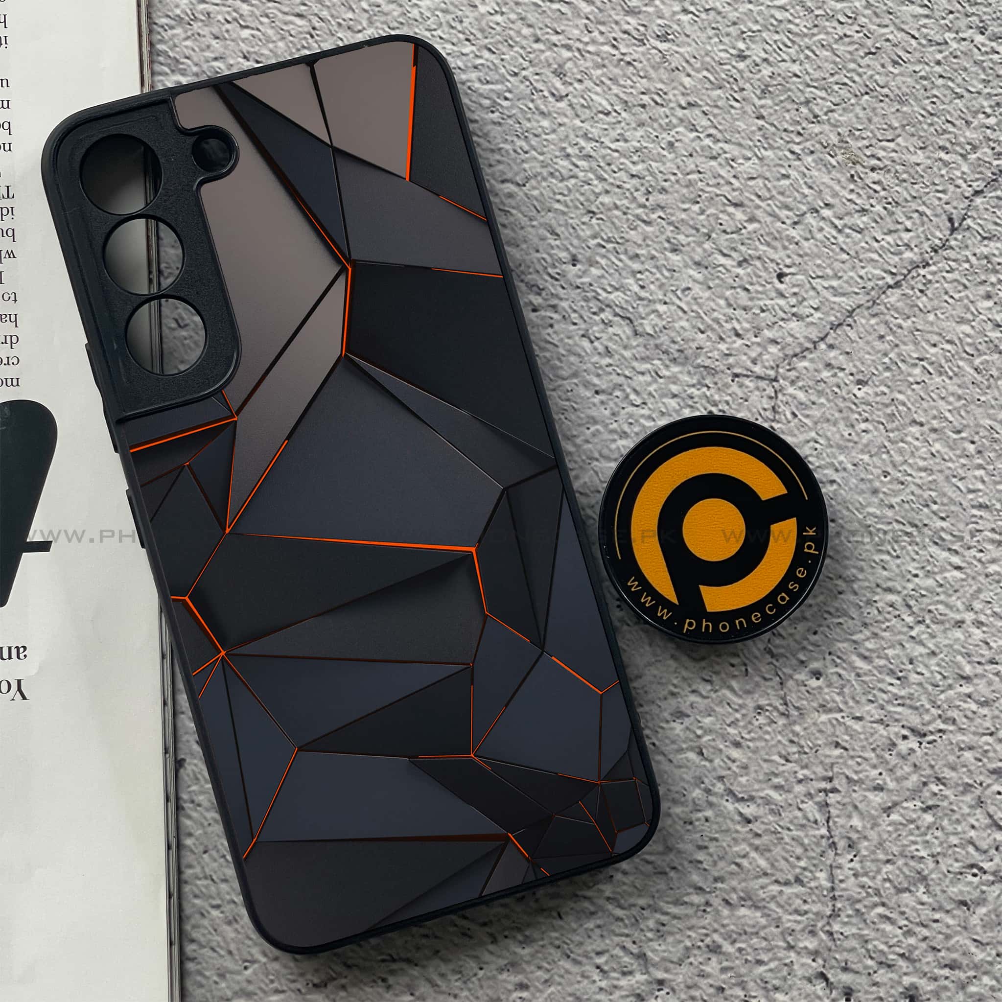 Samsung Galaxy S22 - 3D Designs - Premium Metal Printed soft Bumper shock Proof Case