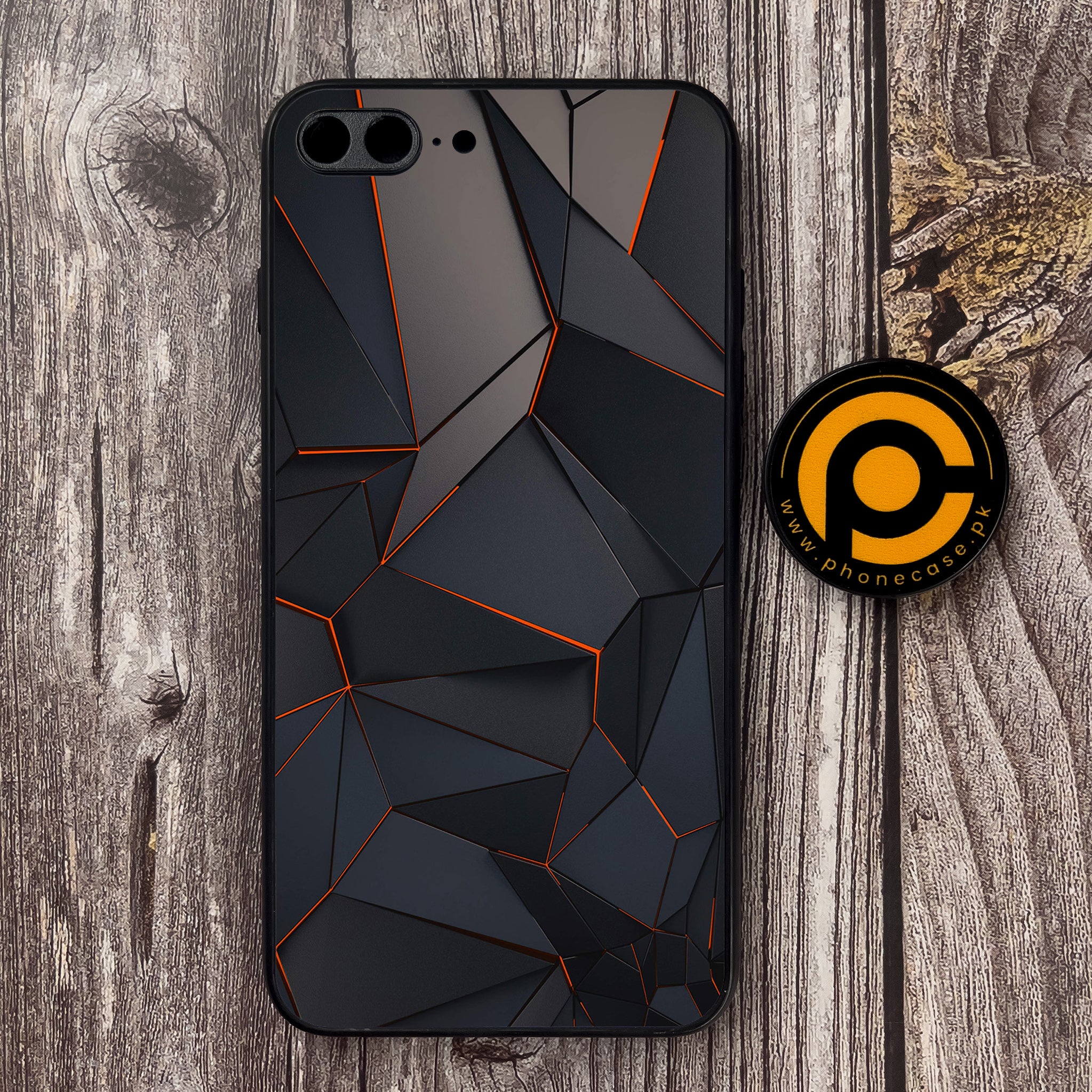 iPhone 7 Plus - 3D Designs - Premium Metal Printed soft Bumper shock Proof Case