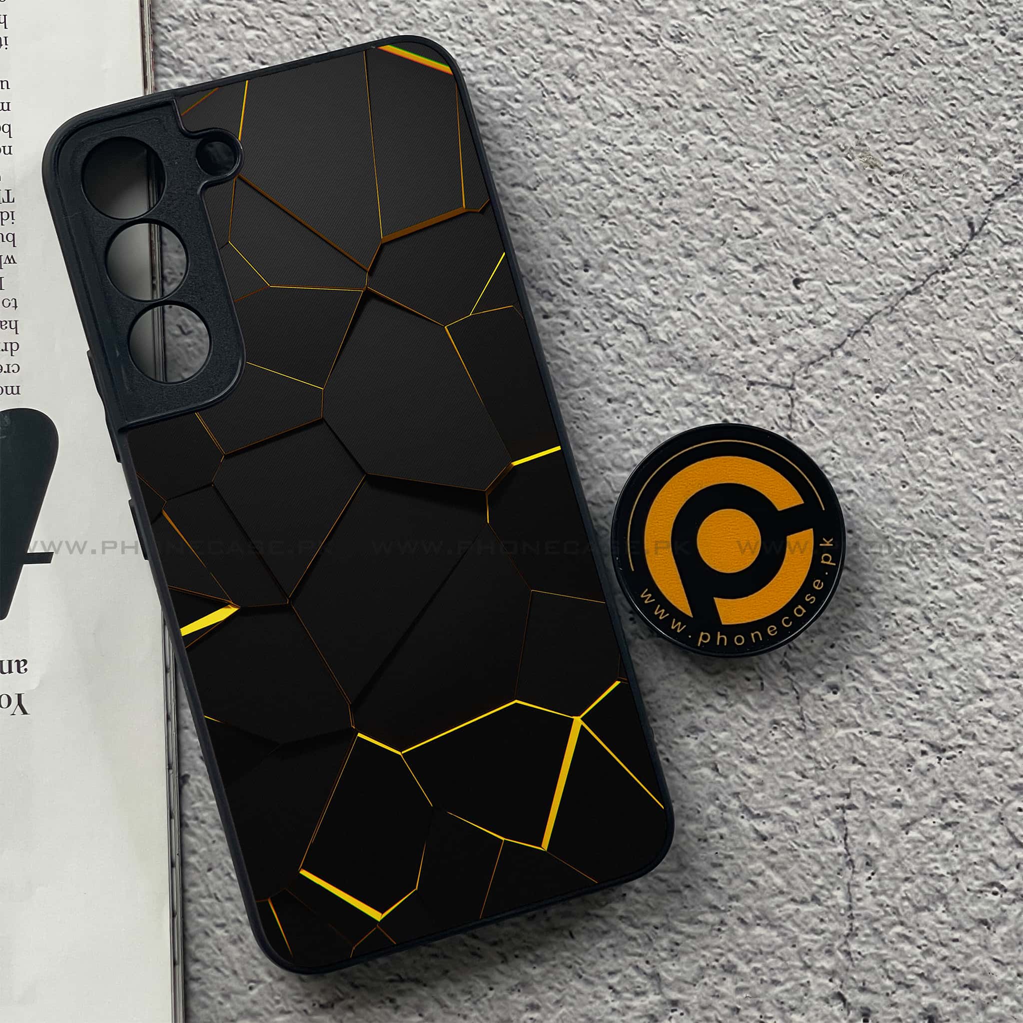 Samsung Galaxy S22 - 3D Designs - Premium Metal Printed soft Bumper shock Proof Case