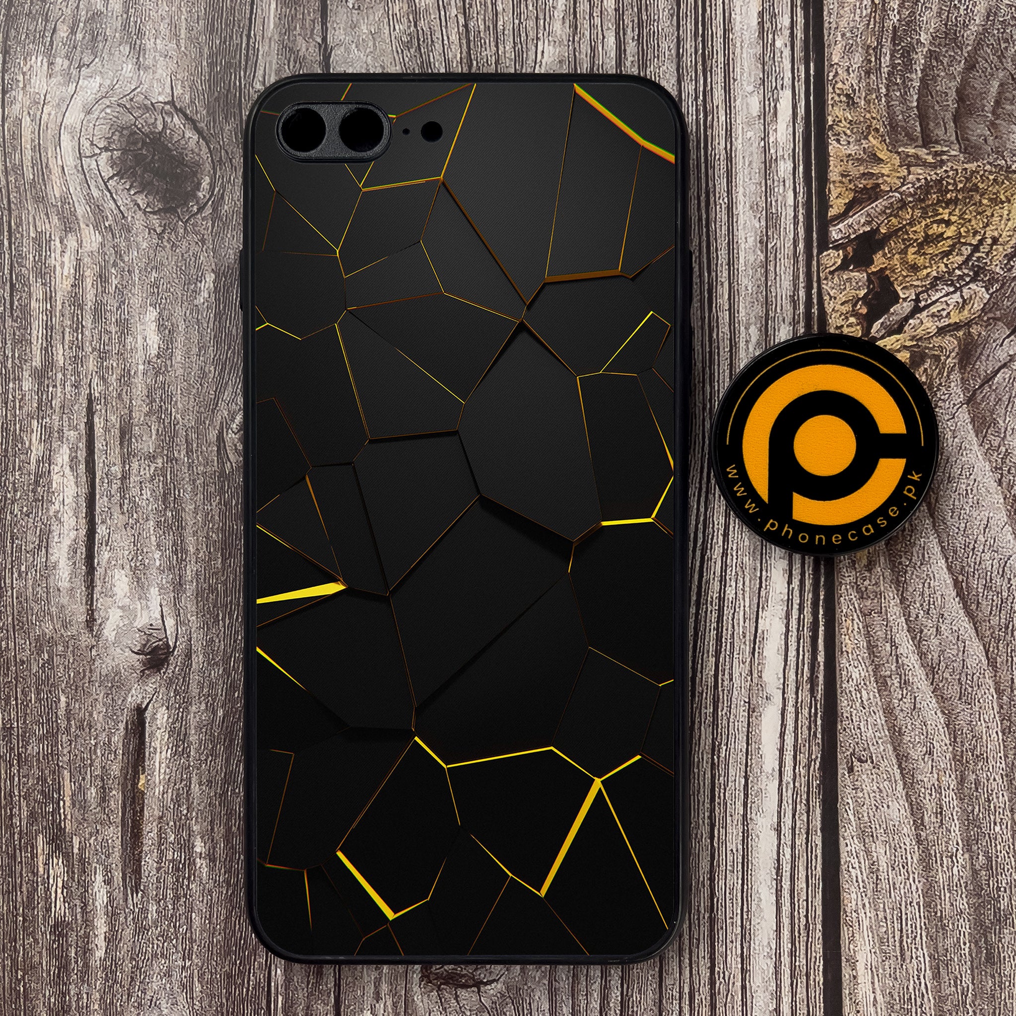 iPhone 7 Plus - 3D Designs - Premium Metal Printed soft Bumper shock Proof Case