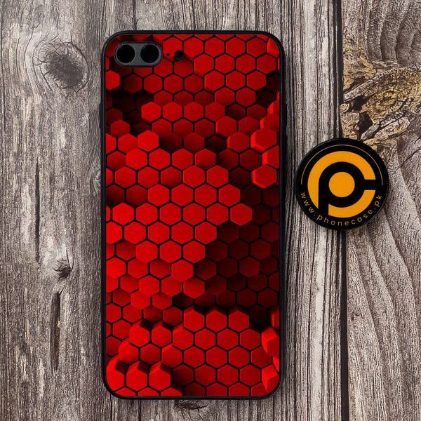 iPhone 7 / 8 Plus - 3D Design 5 - Premium Metal Printed soft Bumper shock Proof Case  CS-34976