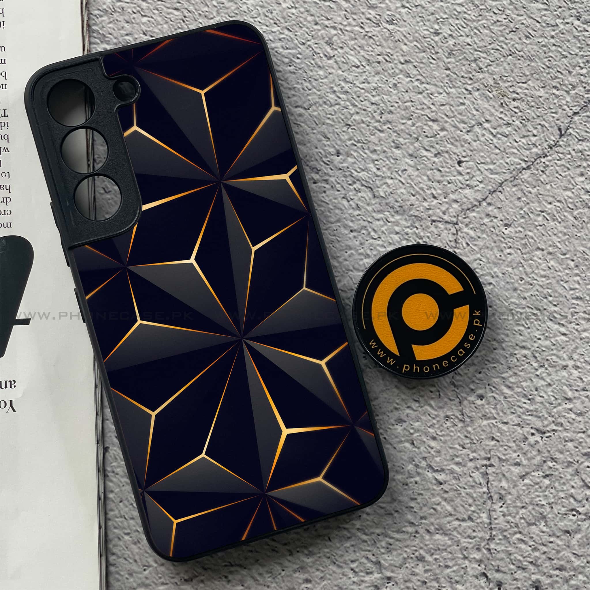 Samsung Galaxy S22 - 3D Designs - Premium Metal Printed soft Bumper shock Proof Case