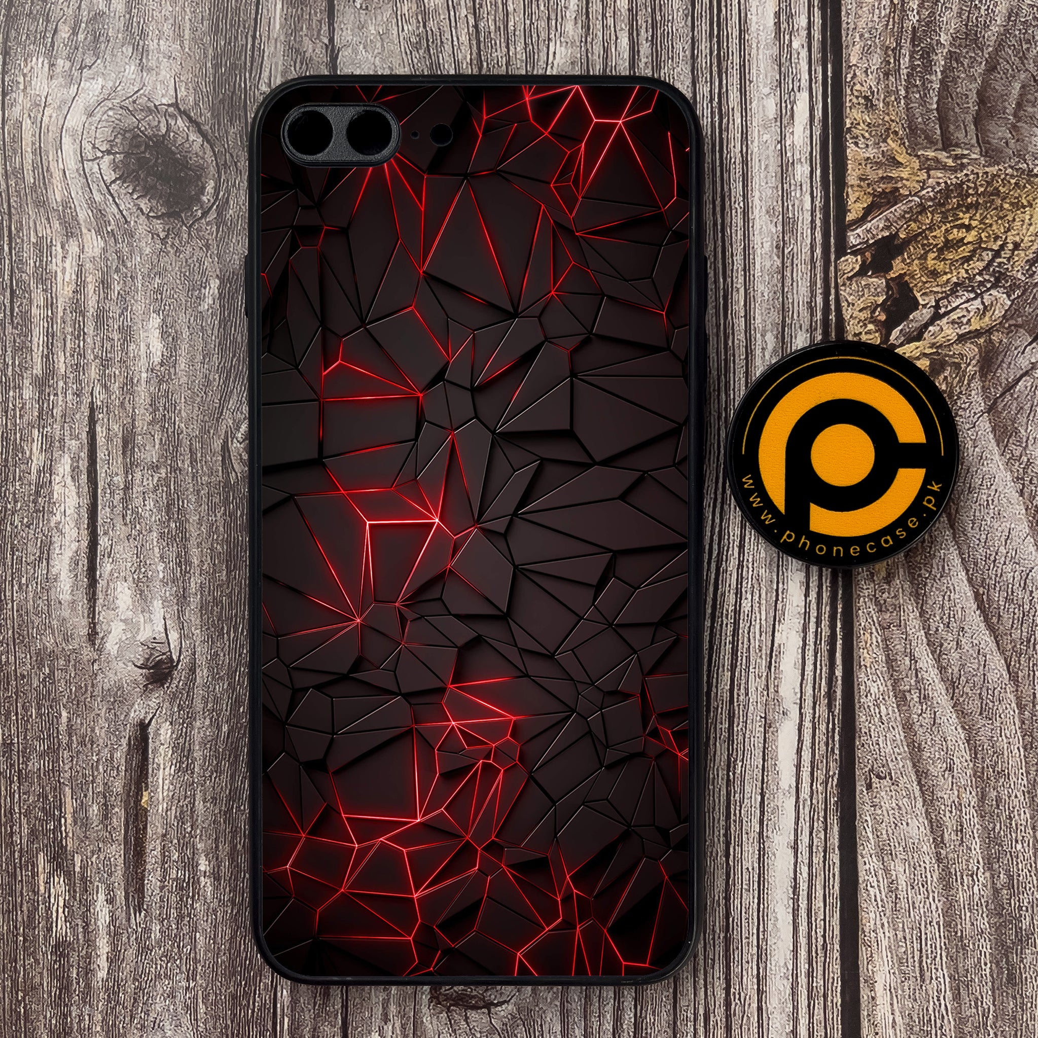 iPhone 7 Plus - 3D Designs - Premium Metal Printed soft Bumper shock Proof Case