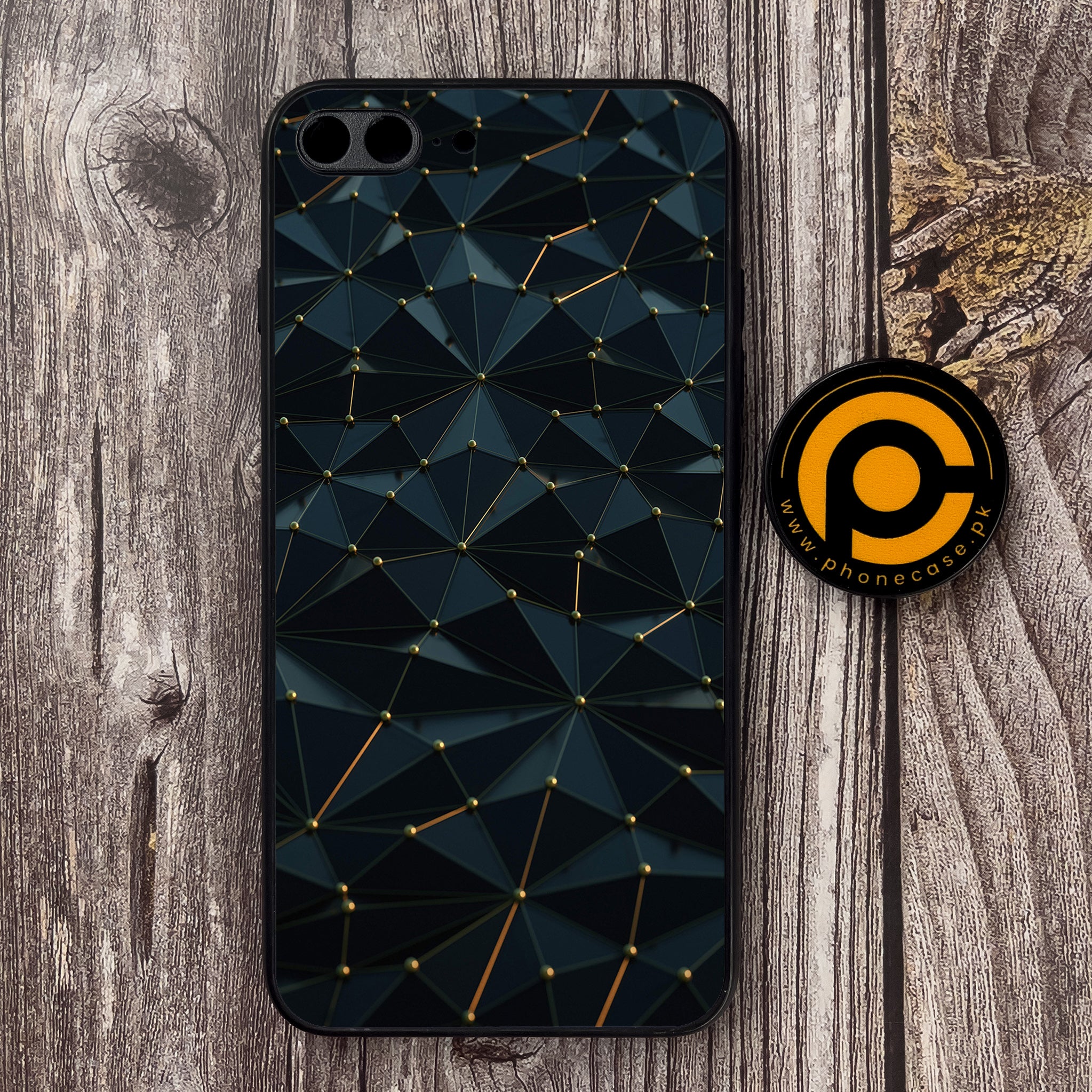 iPhone Plus 3D Designs Premium Metal Printed soft Bumper
