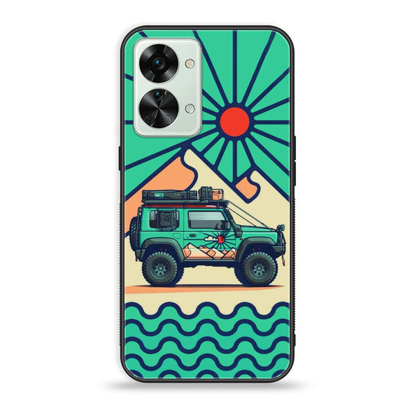 OnePlus Nord 2T 5G - Suzuki Jimny Design - Premium Metal Printed soft Bumper Shock Proof Case