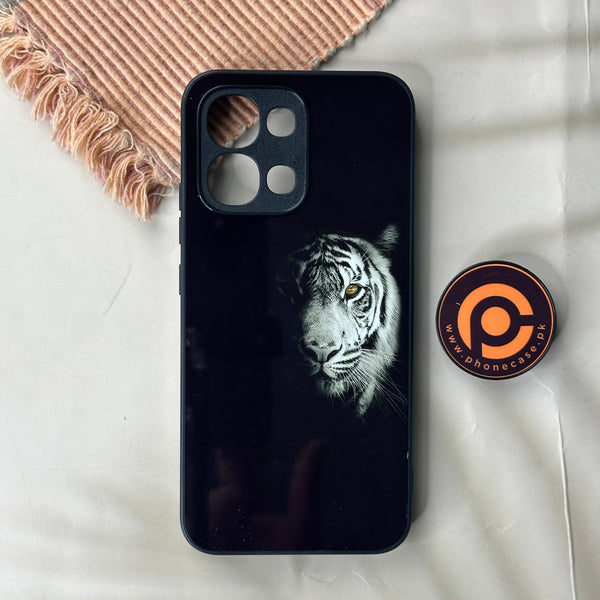 Oppo A6 Pro - Tiger Design 10 - Premium Metal Printed Soft Bumper Shock Proof Case CS-43438
