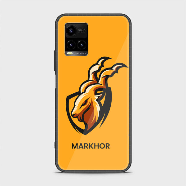 Vivo Y21a - Markhor Design 7 - Premium Printed Glass soft Bumper shock Proof Case CS-19894