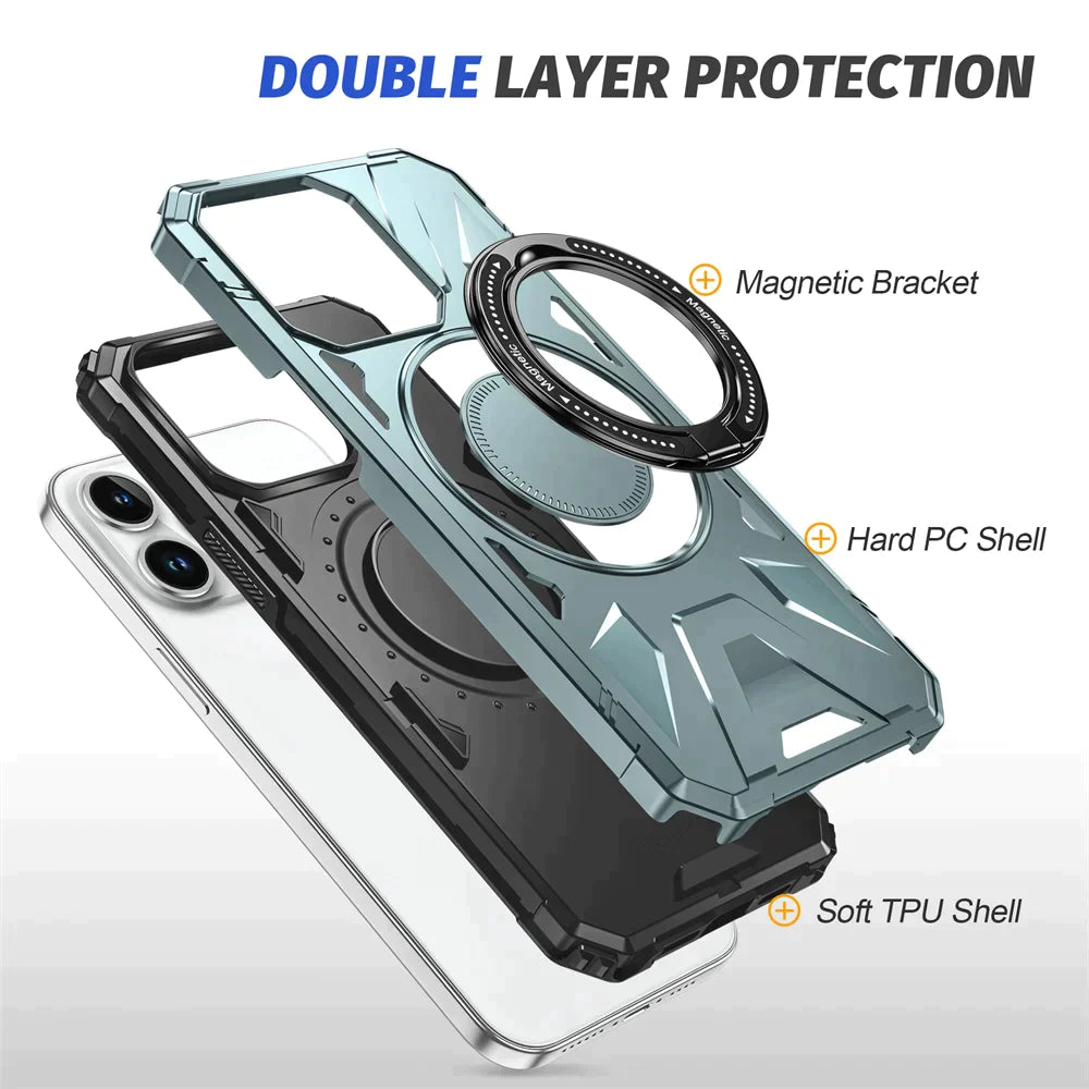 iPhone 14/ iPhone 13 Military Shockproof MagSafe supported Heavy Duty Case