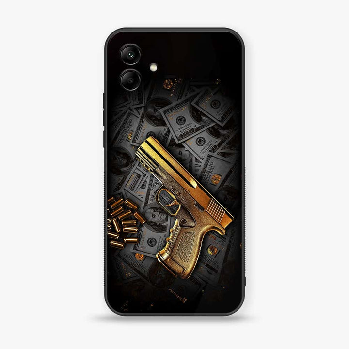 Samsung Galaxy A04 - Dollar Design 7 - Premium Printed Glass soft Bumper shock Proof Case CS-42939