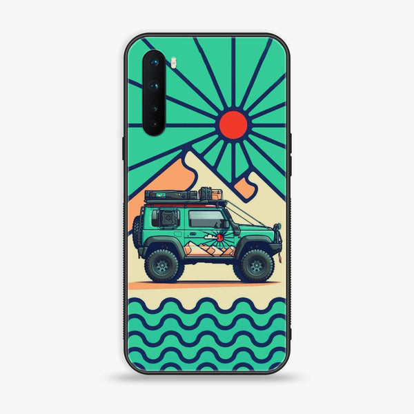 OnePlus Nord - Suzuki Jimny Design - Premium Metal Printed soft Bumper Shock Proof Case