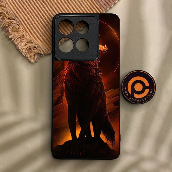 Motorola Moto G56 - Wolf Design 6 - Premium Metal Printed Soft Bumper Shock Proof Case