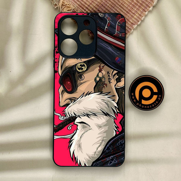 Realme Note 70 - Master Roshi - Premium Metal Printed Soft Bumper Shock Proof Case