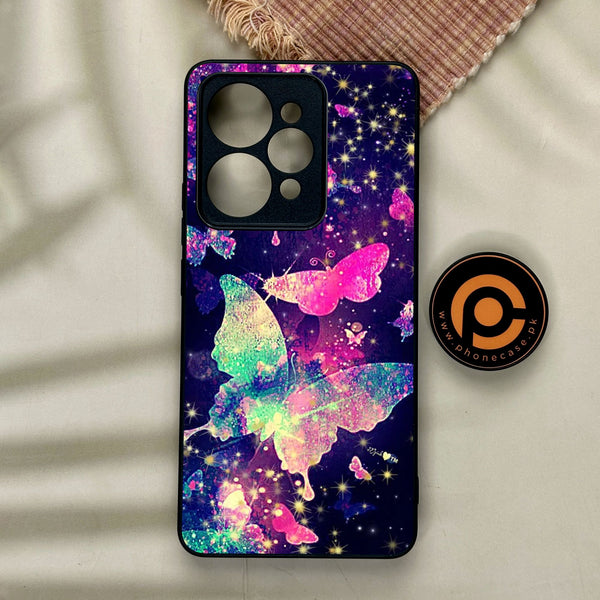 Realme 15 - Butterflies Design 9 - Premium Metal Printed Soft Bumper Shock Proof Case
