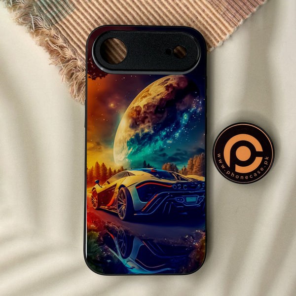 iPhone Air - Racing Design 5 - Premium Metal Printed Soft Bumper Shock Proof Case