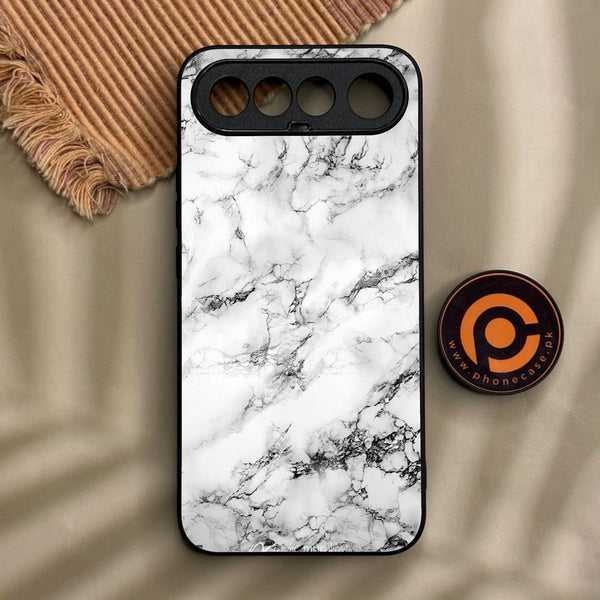 Realme  16 5G - White Design 7 - Premium Metal Printed Soft Bumper Shock Proof Case