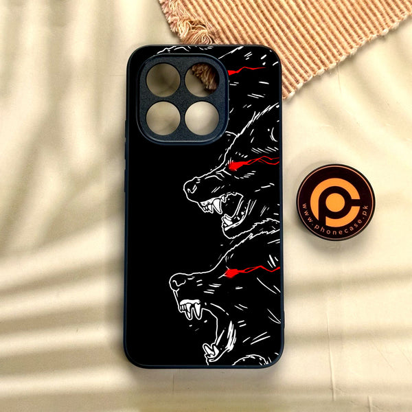 Xiaomi 15T - Black Art Design 7 - Premium Metal Printed Soft Bumper Shock Proof Case