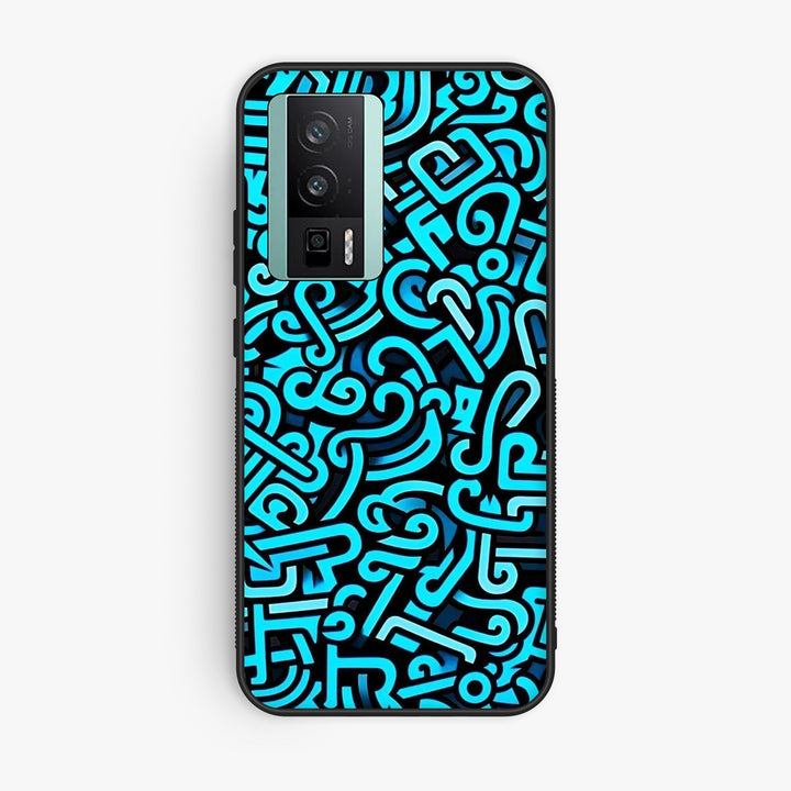 Redmi K60 Pro - Doodle Design - Premium Metal Printed Soft Bumper Shock Proof Case