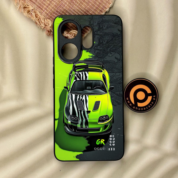 Vivo V60 - Trish Art - Premium Metal Printed Soft Bumper Shock Proof Case