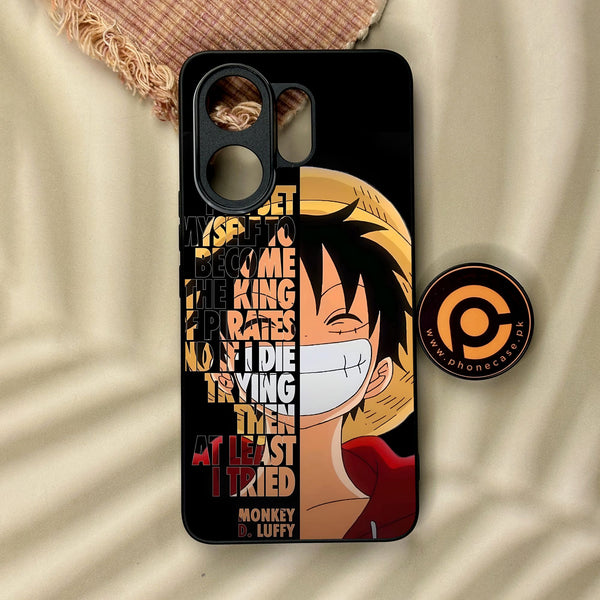 Vivo V60 - Anime - Premium Metal Printed Soft Bumper Shock Proof Case