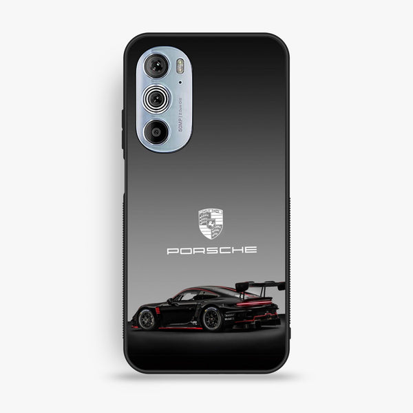 Motorola Edge 30 Pro - Shadow Racer - Premium Metal Printed Soft Bumper Shock Proof Case
