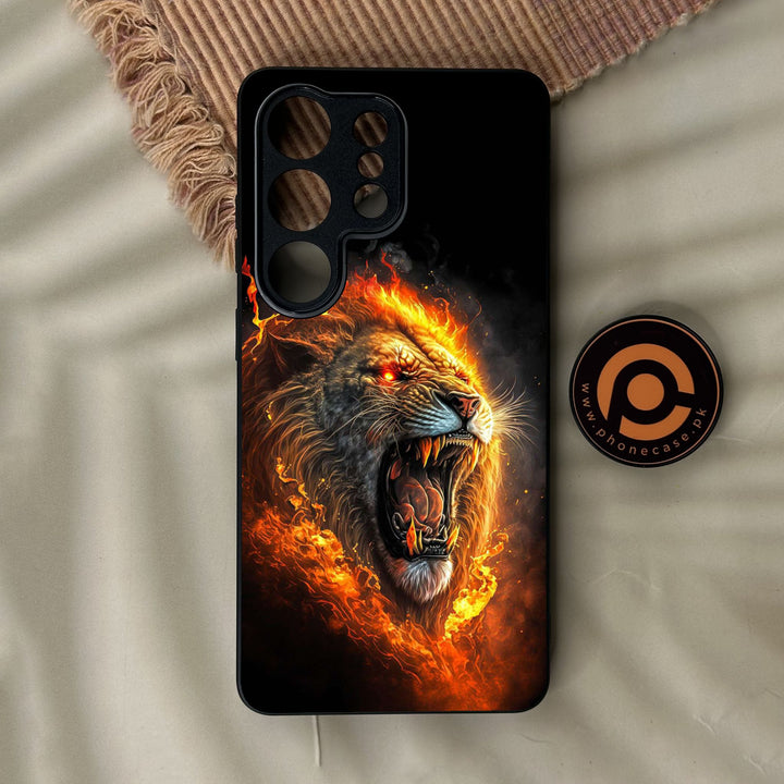 Samsung Galaxy S26 Ultra - Tiger 2.0 Design 4 - Premium Metal Printed Soft Bumper Shock Proof Case