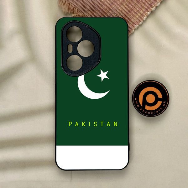 Honor 400 Pro - Pakistan Design 5 - Premium Metal Printed Soft Bumper Shock Proof Case
