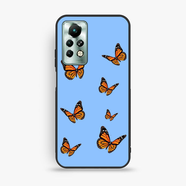 Infinix Note 11 Pro - Butterflies Design 3 - Premium Metal Printed Soft Bumper Shock Proof Case