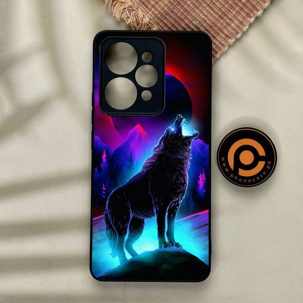 Realme 15 Pro - Wolf Design 2 - Premium Metal Printed Soft Bumper Shock Proof Case