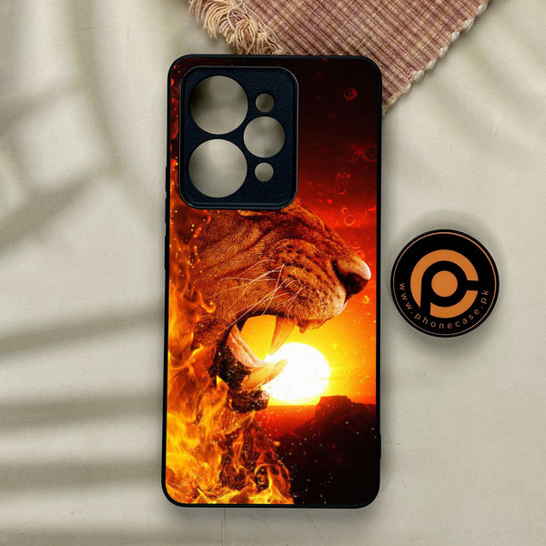 Realme 15 Pro - Tiger Design 1 - Premium Metal Printed Soft Bumper Shock Proof Case