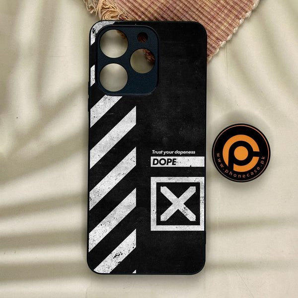 Realme Note 70 - Trust Your Dopeness - Premium Metal Printed Soft Bumper Shock Proof Case